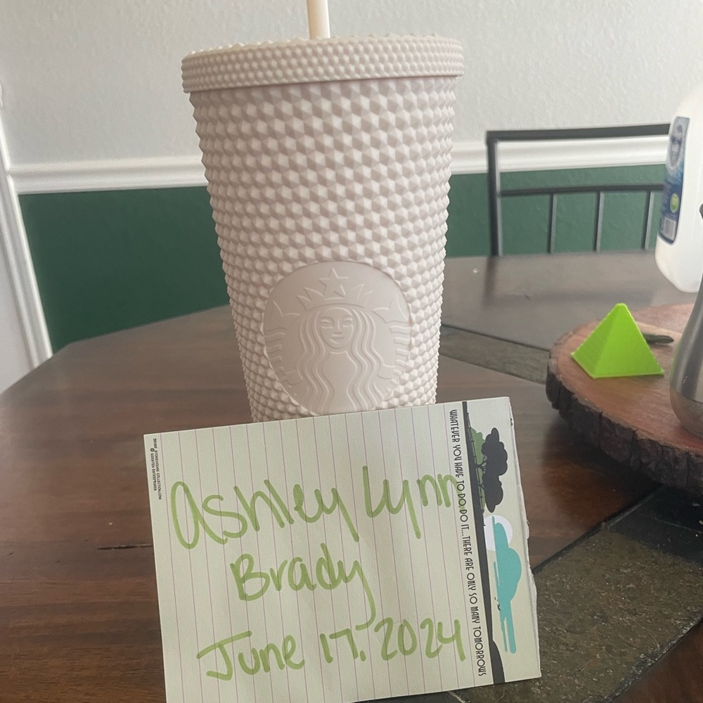 Matte White China Starbucks Tumbler